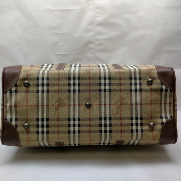 Burberrys Boston Bag  Brown PVC 2106732 - Picture 7 of 9